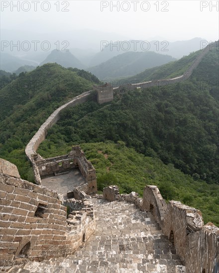 View of the Great Wall of China