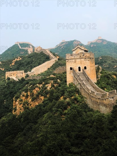 View of the Great Wall of China