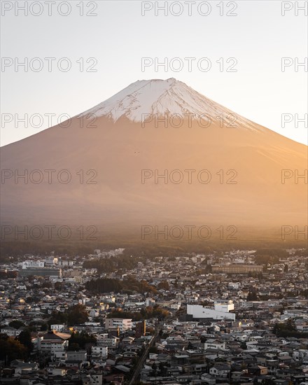 Mount Fuji at sunset