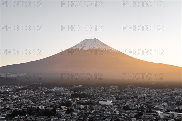 Mount Fuji at sunset