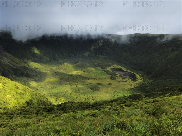 View into the caldera