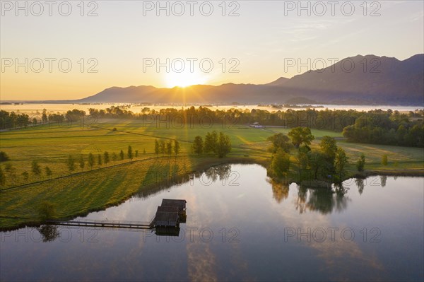 Sunrise at Lake Kochel