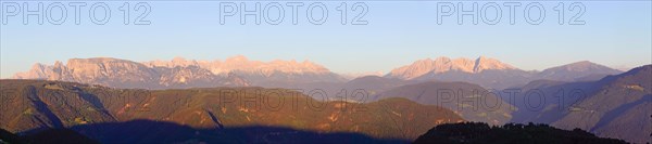 Mountain panorama of the Dolomites with Sciliar