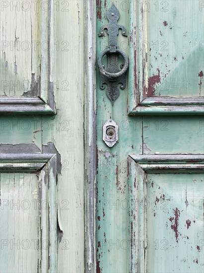 Wooden door detail