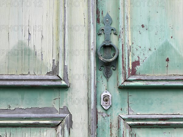 Wooden door detail