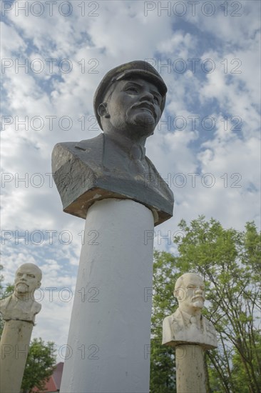 Vladimir Lenin monument in the Museum of Socialist Realism. Decommunization in Ukraine
