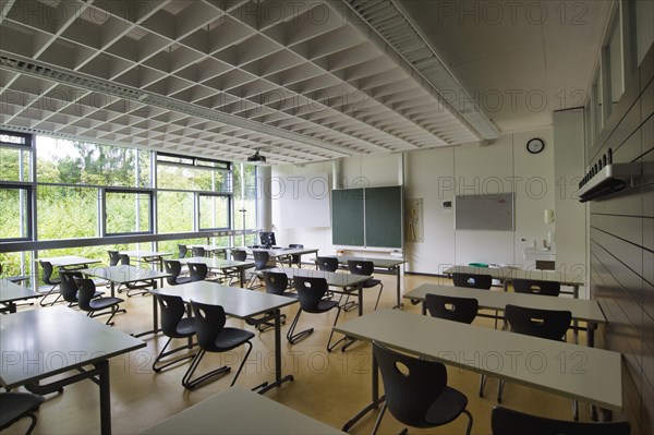 Empty classroom