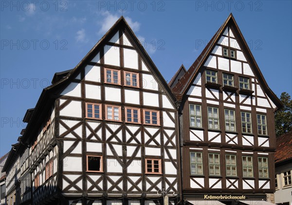 Historic half-timbered houses near the Krämerbrücke