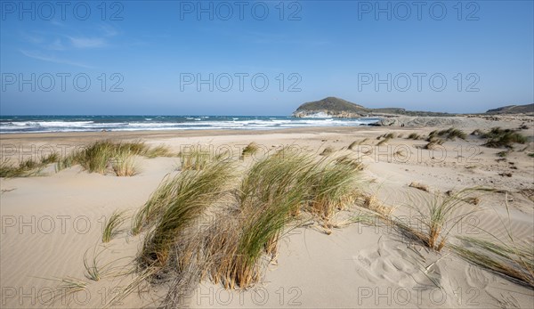 Sand dunes on the beach