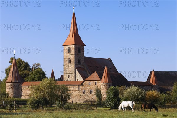 Church St. Georg with fortified churchyard