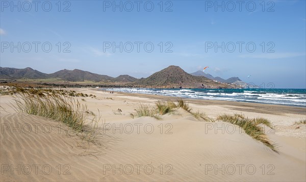 Sand dunes on the beach