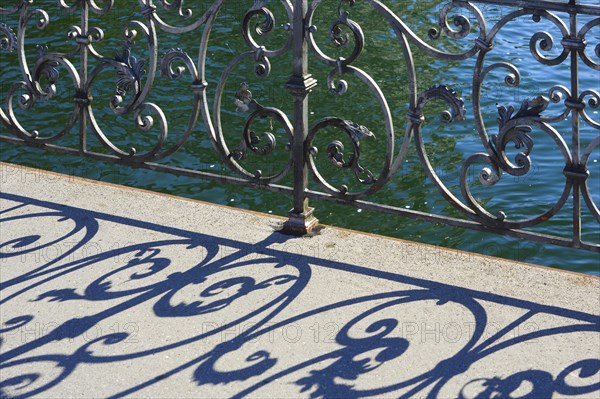 Detail of bridge railing