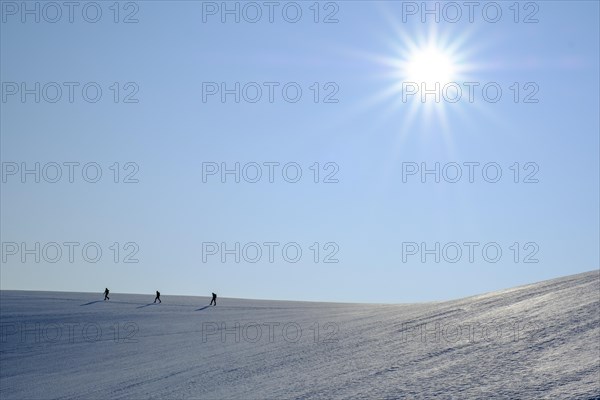 Rope team in the Venedigerscharte