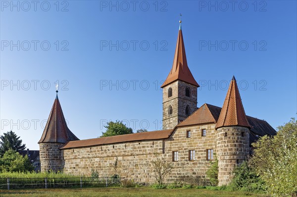 Church St. Georg with fortified churchyard