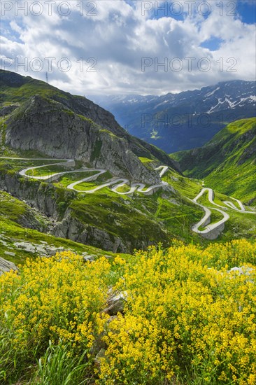 Old Gotthard Pass road