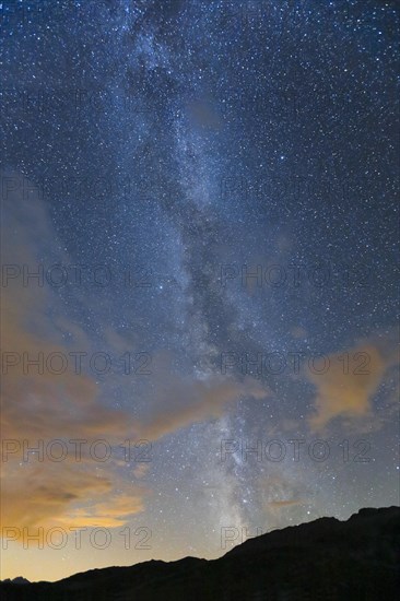 Starry sky at Grimsel Pass