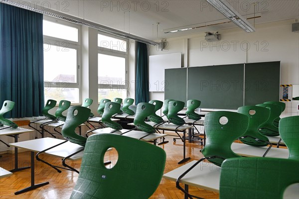 Empty classroom