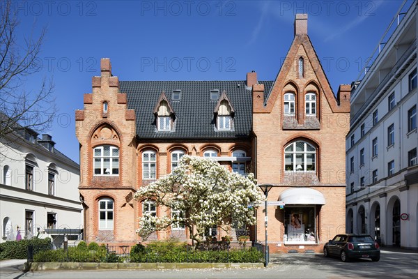 Wilhelminian style villa at the spa garden