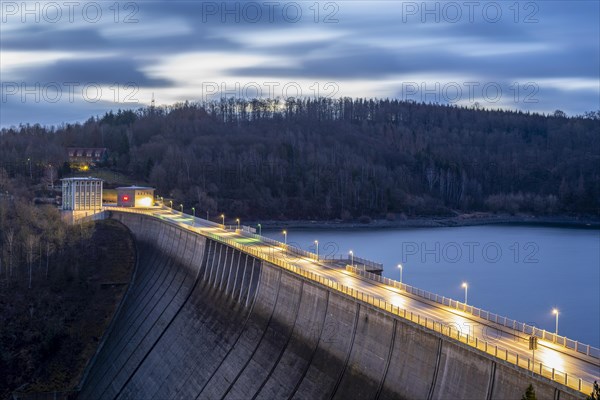 Rappbode dam in the Harz mountains