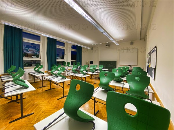 Empty classroom