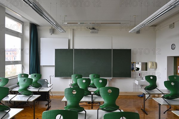 Empty classroom