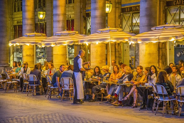 Cafe at the exit of the Louvre