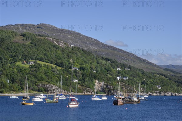 Marina on the banks of Loch Broom