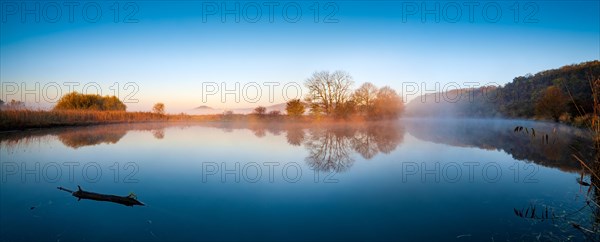 Saalealtarm with morning fog