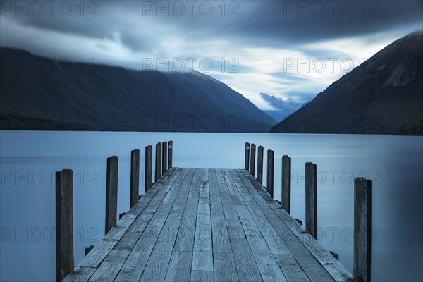 Lake Rotoiti at blue hour