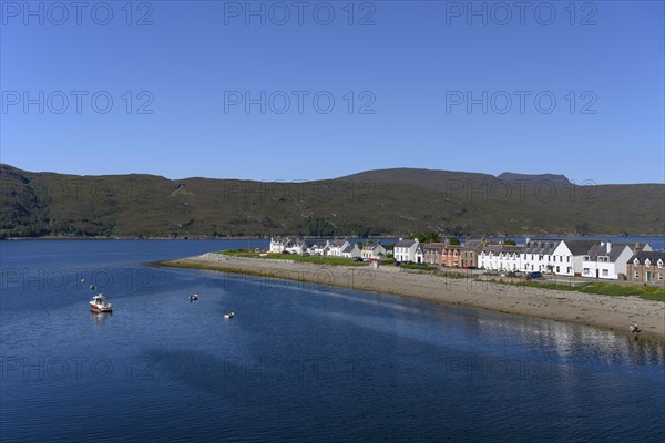 The fishing village of Ullapool on Loch Broom