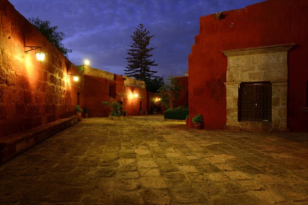 Santa Catalina convent at night