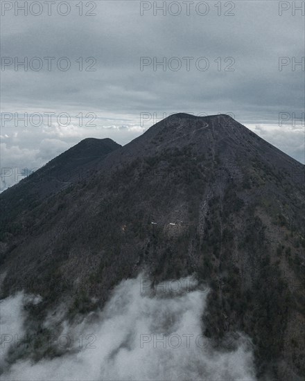 View of volcano