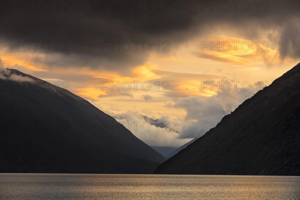 Sunset at Lake Rotoiti