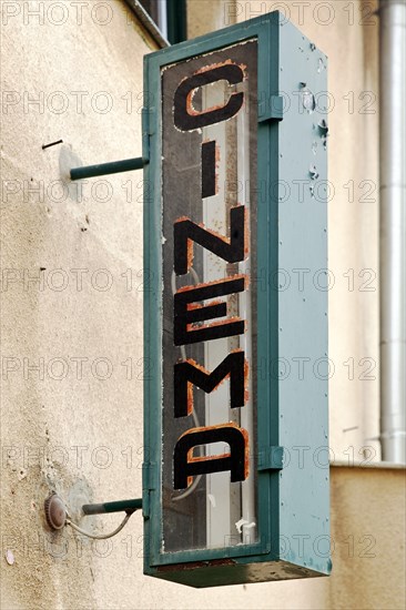 Shield Cinema of the heritage-protected Belgian troop cinema