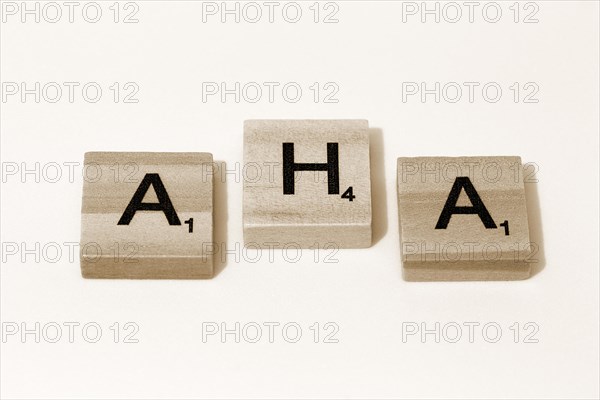 Letter stones in a row