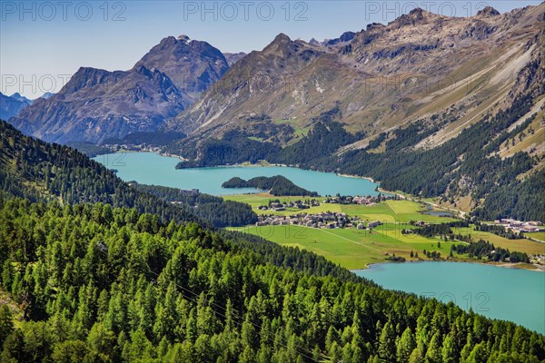 Lake Silvaplana and Silser See