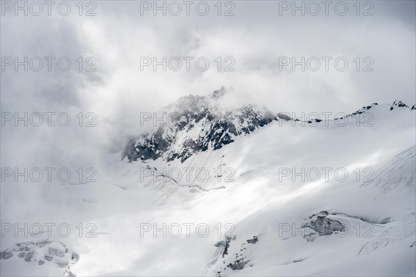 Rugged mountain peaks