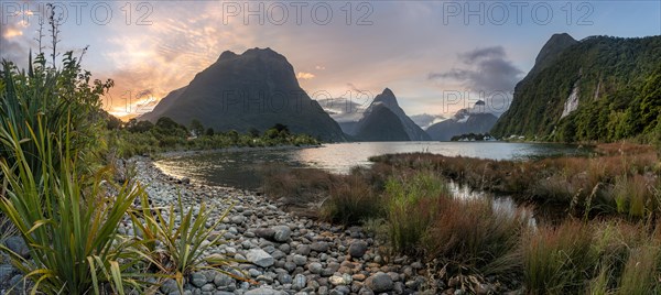 Mitre Peak and Mount Philipps