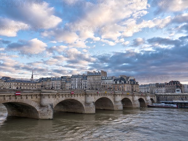 Pont Neuf Bridge and River Seine