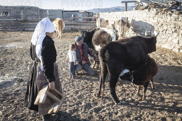 Nomads in the Altai Mountains