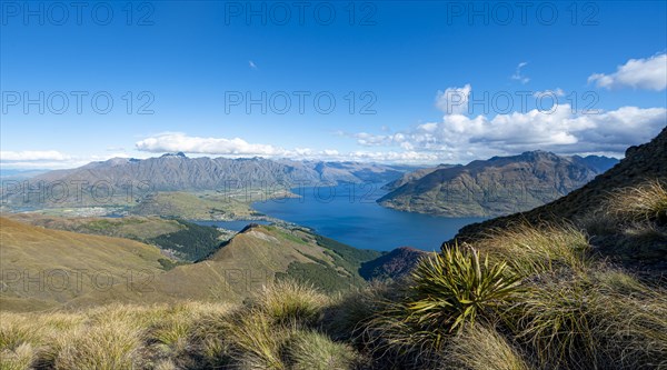 View of Lake Wakatipu and Mountain Range The Remarkables