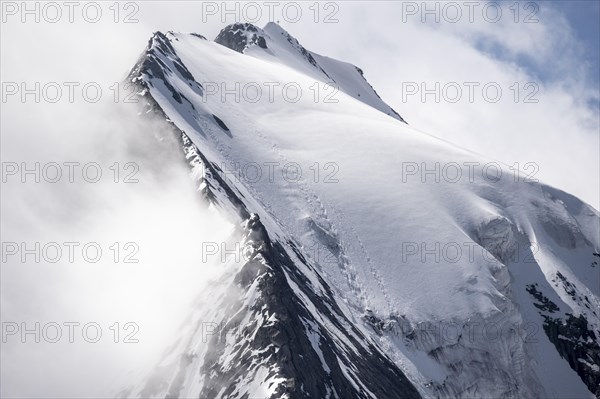 Rugged mountain peaks