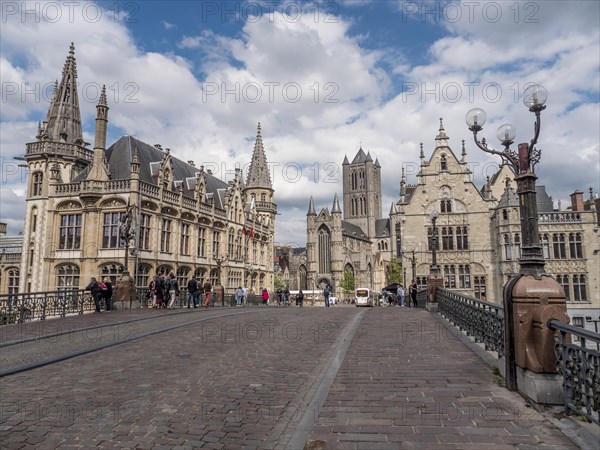 Sint Michielsbrug Bridge with Zannier Hotels 1898 The Post Office and Sint Niklaaskerk Church