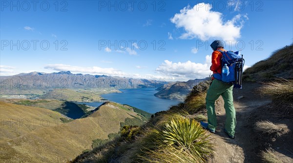 Hiker on the Ben Lomond trail