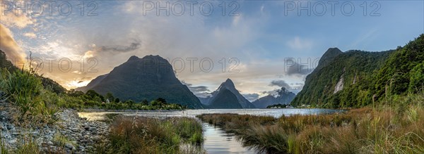 Mitre Peak and Mount Philipps