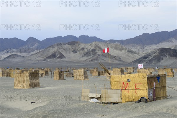 Huts of squatters