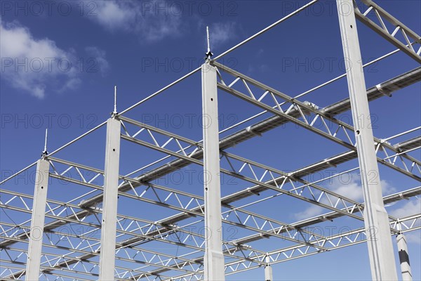 Shell of a logistics hall