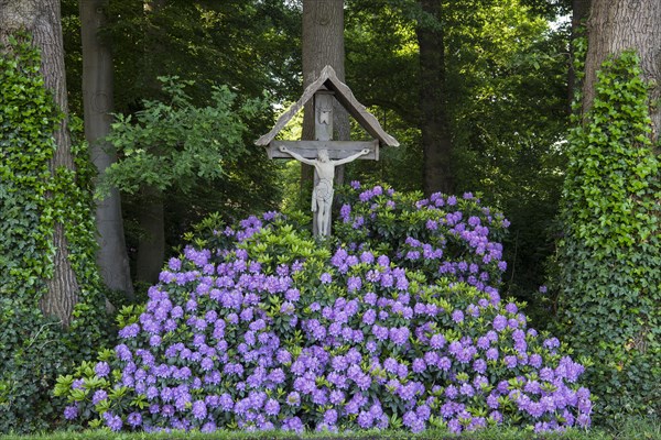 Way Cross with Alpine Roses