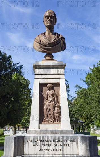 Wirer monument in the spa gardens