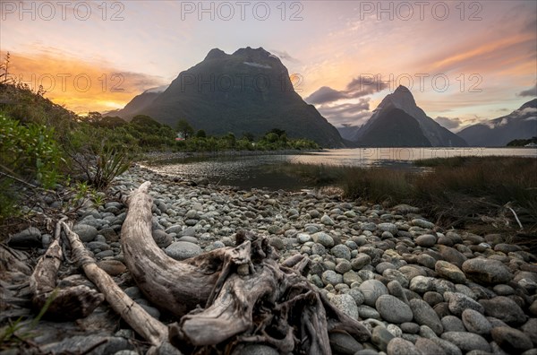 Mitre Peak and Mount Philipps